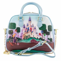 Disney Princess - Sleeping Beauty Castle 9” Faux Leather Crossbody Bag