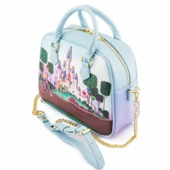 Disney Princess - Sleeping Beauty Castle 9” Faux Leather Crossbody Bag
