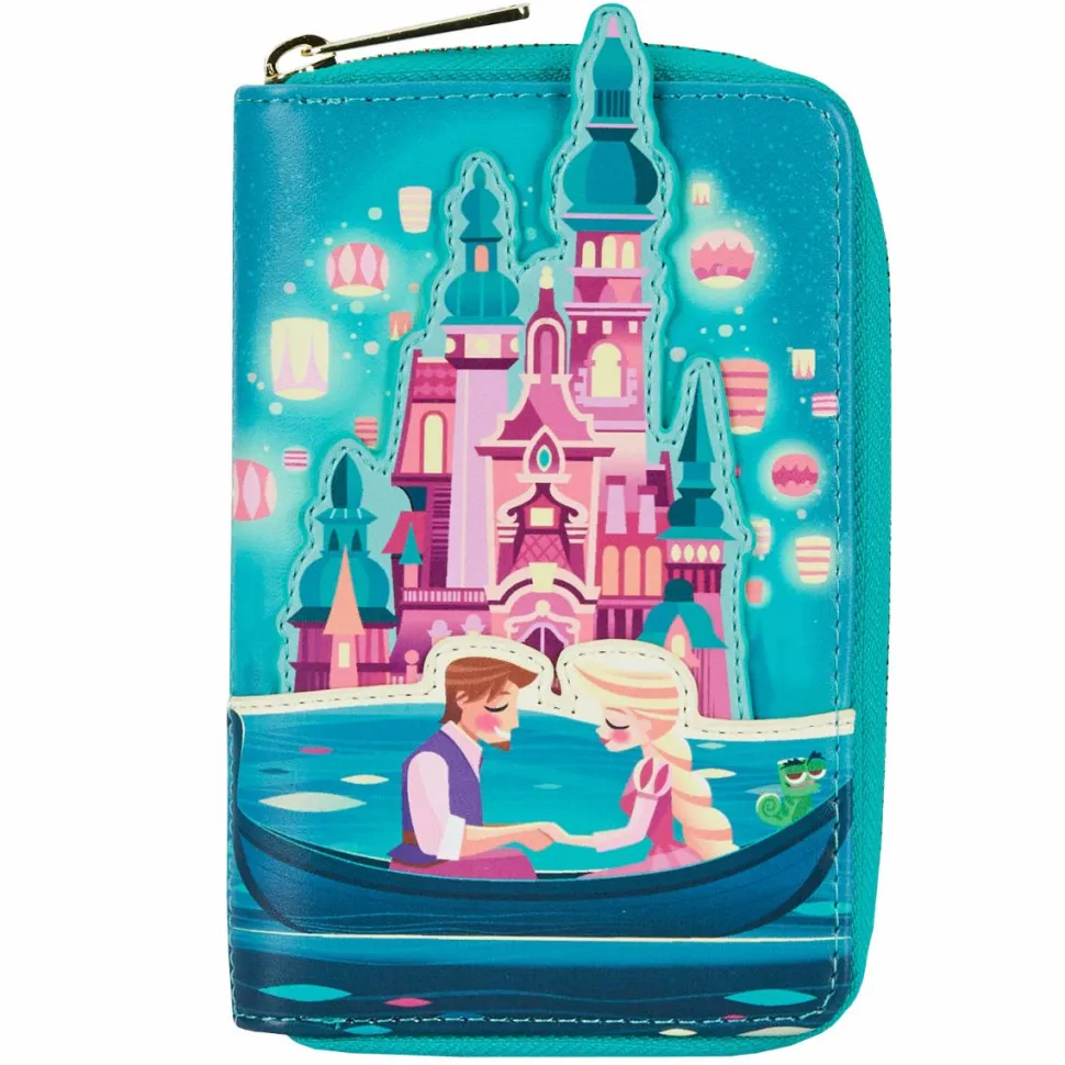 Disney Princess - Tangled Castle 6” Faux Leather Zip-Around Wallet