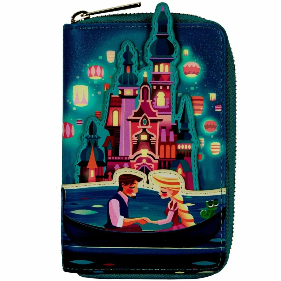 Disney Princess - Tangled Castle 6” Faux Leather Zip-Around Wallet