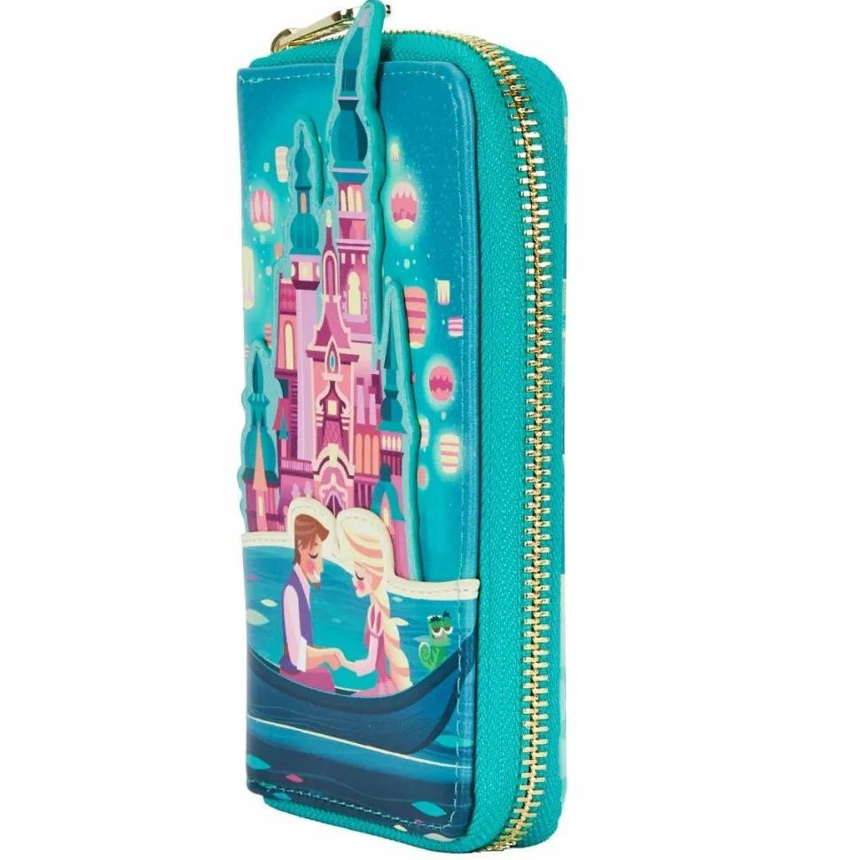 Disney Princess - Tangled Castle 6” Faux Leather Zip-Around Wallet