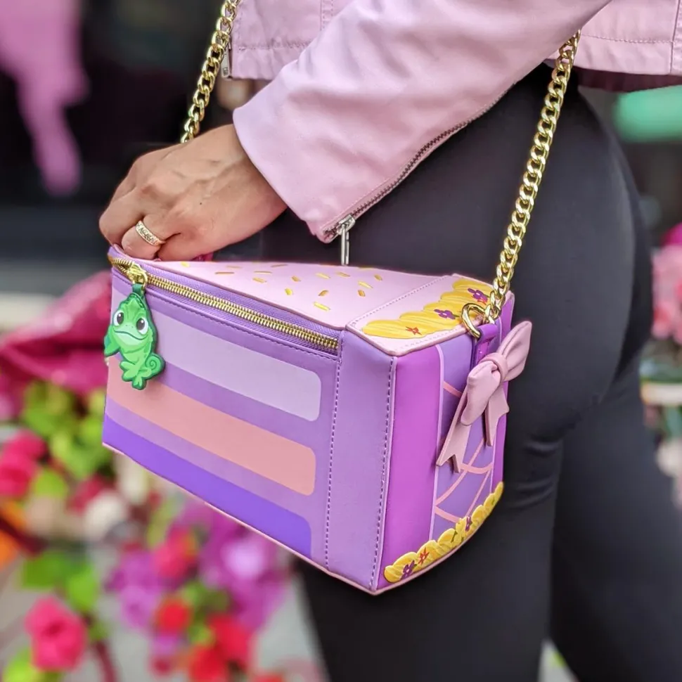 Disney Princess - Tangled Cake 5” Faux Leather Crossbody Bag