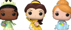 Disney Princess - Tiana, Belle & Cinderella Pocket Pop! 3-Pack