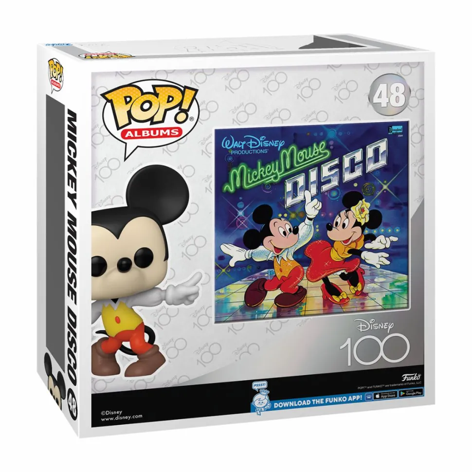 Disney 100th - Mickey Mouse Disco Pop! Albums Vinyl Figure
