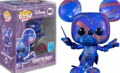 Disney: Treasures of the Vault - Conductor Mickey Red & Blue Artist Series Pop! Vinyl Figure with Pop! Protector