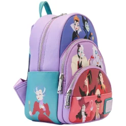 Disney Villains - Color Block 10” Faux Leather Mini Backpack