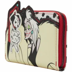 Disney Villains - Cruella De Vil Scene 4” Faux Leather Zip-Around Wallet