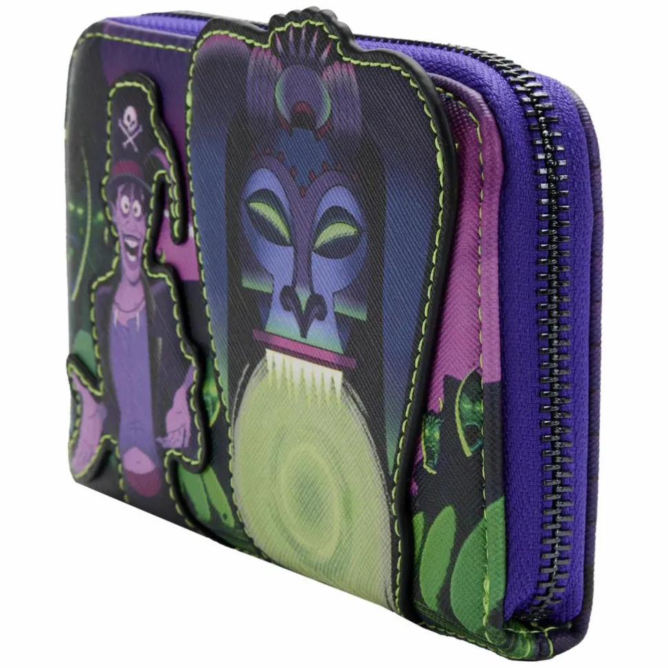 Disney Villains - Dr Facilier Glow in the Dark 4” Faux Leather Zip-Around Wallet