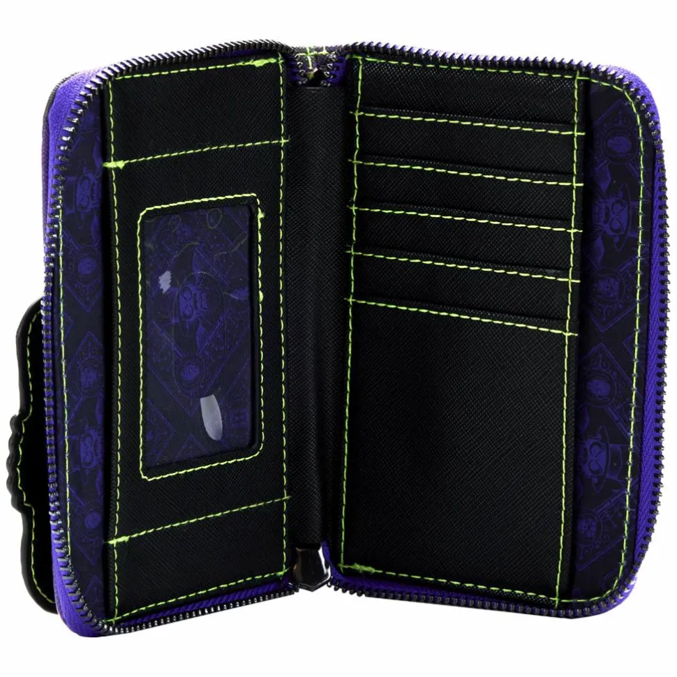 Disney Villains - Dr Facilier Glow in the Dark 4” Faux Leather Zip-Around Wallet