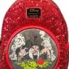 Disney Villains - Evil Queen Snow Globe 10" Faux Leather Mini Backpack