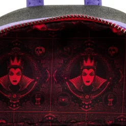 Disney Villains - Evil Queen Scene Lenticular Apple 10” Faux Leather Mini Backpack