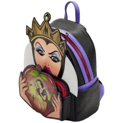 Disney Villains - Evil Queen Scene Lenticular Apple 10” Faux Leather Mini Backpack