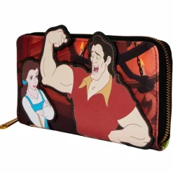 Disney Villains - Gaston Scene 4” Faux Leather Zip-Around Wallet