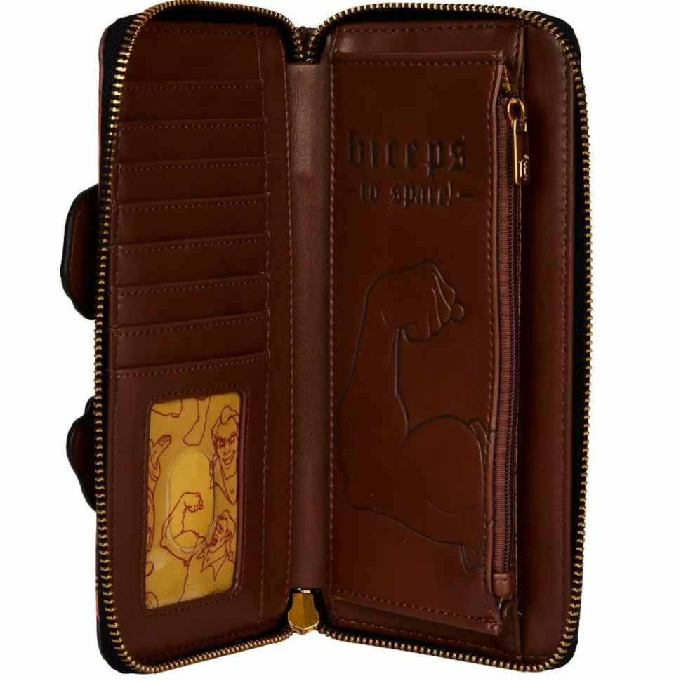 Disney Villains - Gaston Scene 4” Faux Leather Zip-Around Wallet
