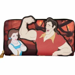 Disney Villains - Gaston Scene 4” Faux Leather Zip-Around Wallet