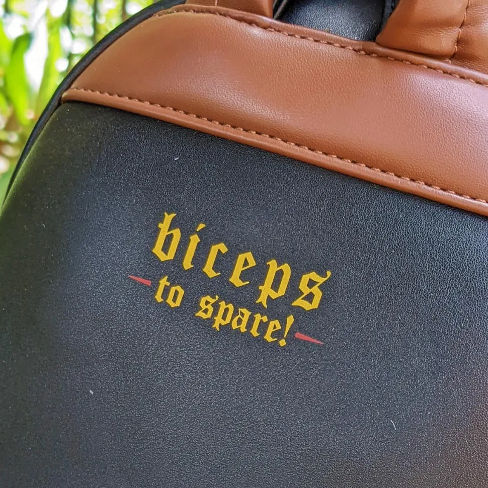 Disney Villains - Gaston Scene Lenticular & Glow in the Dark 10” Faux Leather Mini Backpack