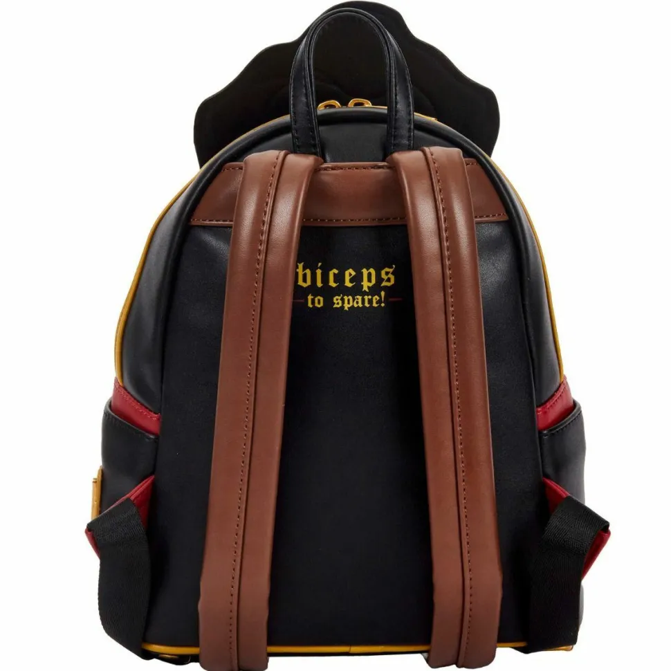 Disney Villains - Gaston Scene Lenticular & Glow in the Dark 10” Faux Leather Mini Backpack