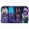 Disney Villains - In the Dark 4” Faux Leather Zip-Around Wallet