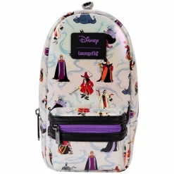 Disney Villains - Iridescent 8" Faux Leather Pencil Case