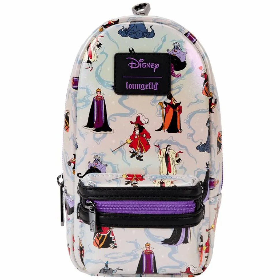 Disney Villains - Iridescent 8" Faux Leather Pencil Case