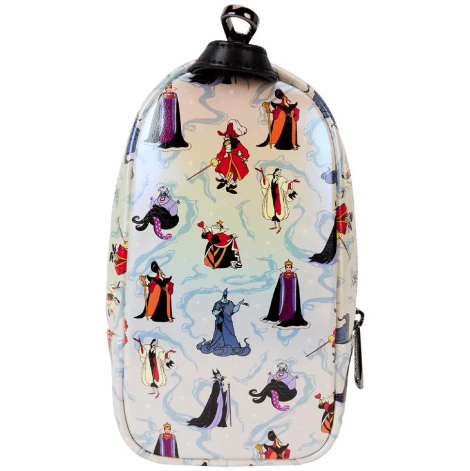 Disney Villains - Iridescent 8" Faux Leather Pencil Case