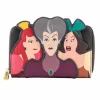 Disney Villains - Lady Tremaine, Anastasia & Drizella Scene 4” Faux Leather Zip-Around Wallet