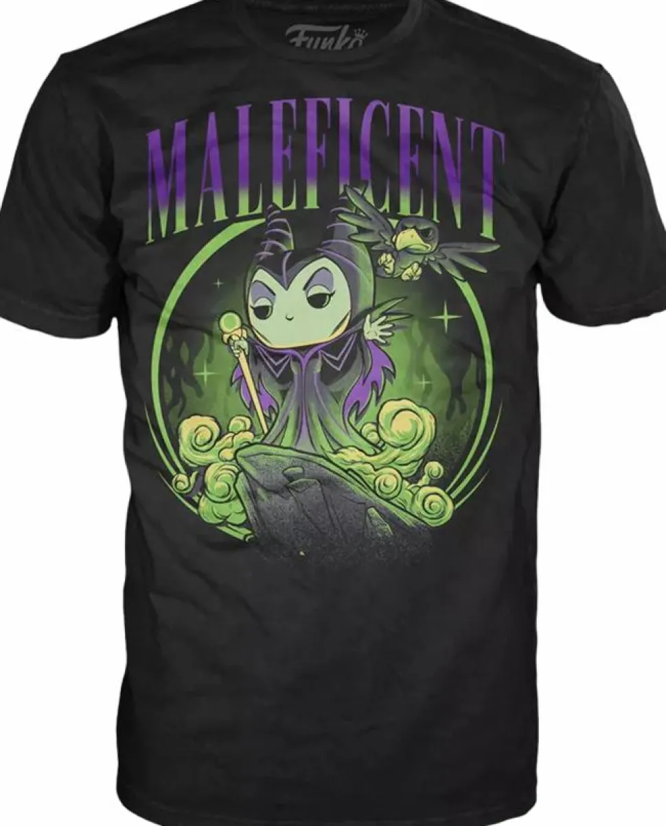 Disney Villains - Maleficent Diamond Glitter Pop! Vinyl Figure & T-Shirt Box Set
