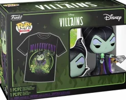 Disney Villains - Maleficent Diamond Glitter Pop! Vinyl Figure & T-Shirt Box Set