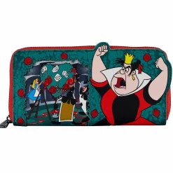 Disney Villains - Queen of Hearts Scene 4” Faux Leather Zip-Around Wallet