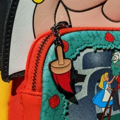 Disney Villains - Queen of Hearts Scene 10” Faux Leather Mini Backpack