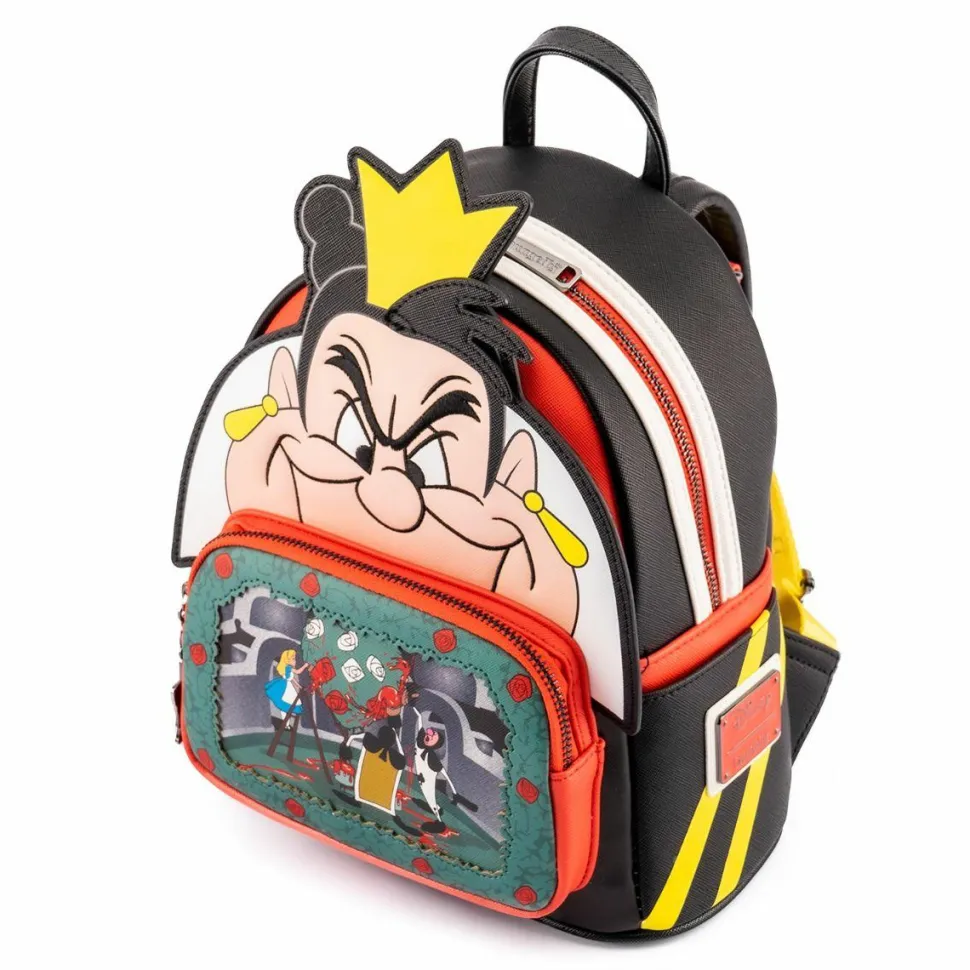 Disney Villains - Queen of Hearts Scene 10” Faux Leather Mini Backpack