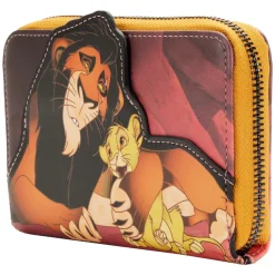 Disney Villains - Scar Scene 4” Faux Leather Zip-Around Wallet