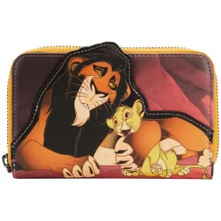 Disney Villains - Scar Scene 4” Faux Leather Zip-Around Wallet