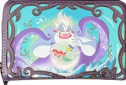 Disney Villains - Ursula Stories 4" Faux Leather Zip-Around Wallet