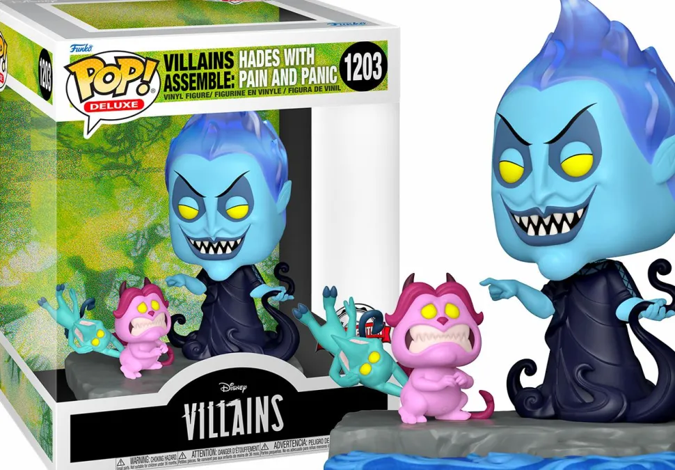 Disney Villains Assemble - Hades with Pain & Panic Deluxe Diorama Pop! Vinyl Figure