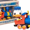 Disneyland: 65th Anniversary - Donald Duck on the Casey Jr. Circus Train Attraction Deluxe Pop! Vinyl Figure