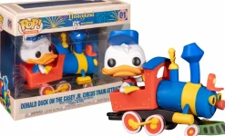 Disneyland: 65th Anniversary - Donald Duck on the Casey Jr. Circus Train Attraction Deluxe Pop! Vinyl Figure