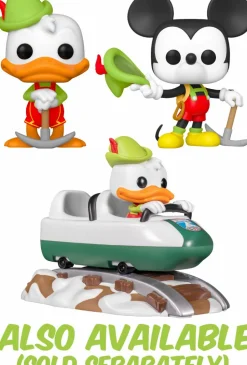 Disneyland: 65th Anniversary - Donald Duck on the Casey Jr. Circus Train Attraction Deluxe Pop! Vinyl Figure