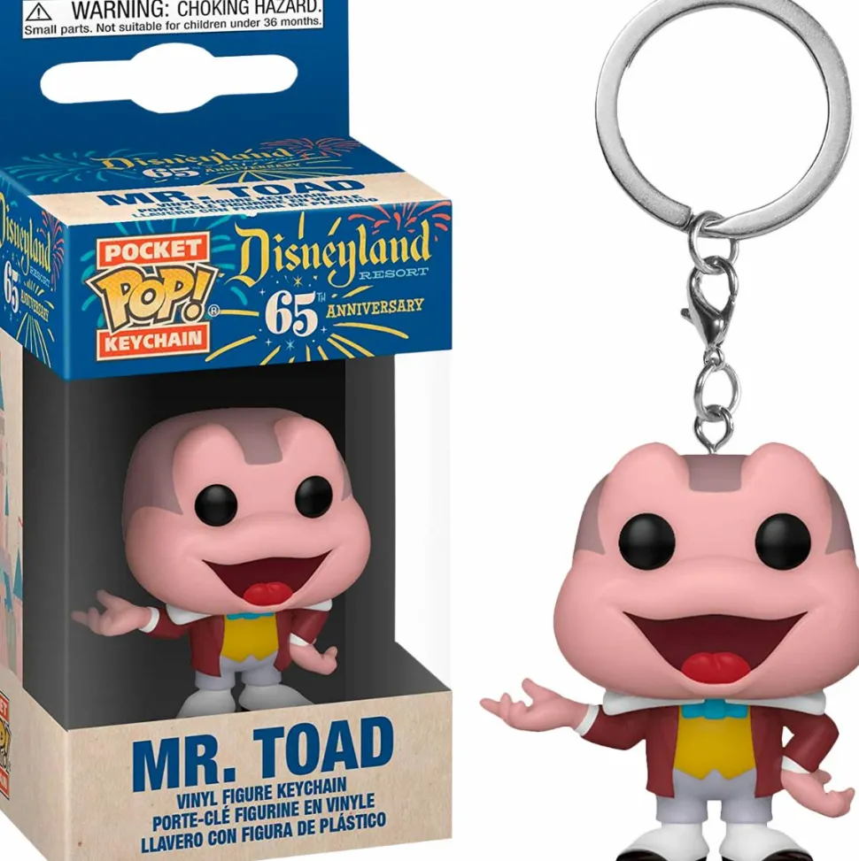 Disneyland: 65th Anniversary - Mr. Toad Pocket Pop! Vinyl Keychain