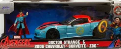 Doctor Strange - Doctor Strange with 2006 Chevrolet Corvette Z06 1/24th Scale Die-Cast Vehicle Replica