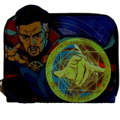 Doctor Strange in the Multiverse of Madness - Multiverse Glow in the Dark 4” Faux Leather Zip-Around Wallet