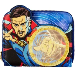 Doctor Strange in the Multiverse of Madness - Multiverse Glow in the Dark 4” Faux Leather Zip-Around Wallet