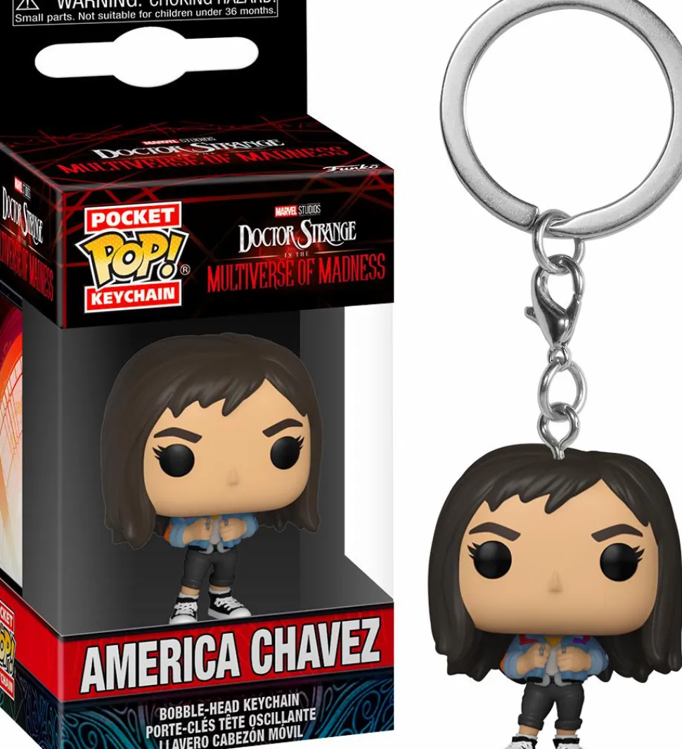 Doctor Strange in the Multiverse of Madness - America Chavez Pocket Pop! Vinyl Keychain