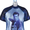 Doctor Who - T-Shirt Shape 3.5" Glass Christmas Ornament