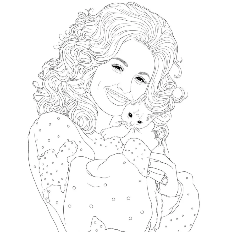 Dolly Parton - An Unofficial Colouring Book: Be A Diamond: Decades of Dolly Parton's Style Paperback Book