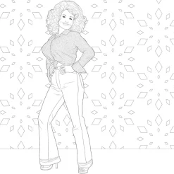 Dolly Parton - An Unofficial Colouring Book: Be A Diamond: Decades of Dolly Parton's Style Paperback Book