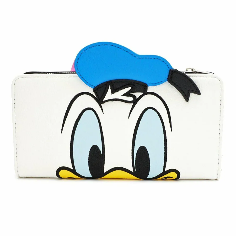 Donald Duck - Donald & Daisy Duck Reversible 8” Faux Leather Wallet