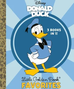 Donald Duck - 3-in-1 Little Golden Book Favorites Hardcover Book