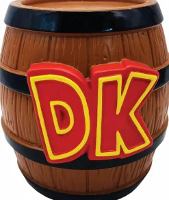 Donkey Kong - DK Barrel Shaped Ceramic Money Bank