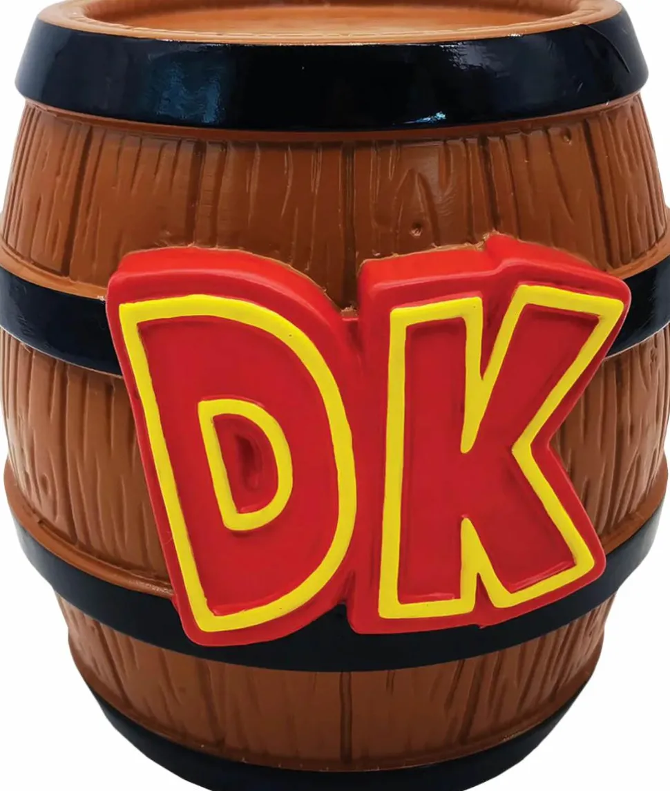 Donkey Kong - DK Barrel Shaped Ceramic Money Bank